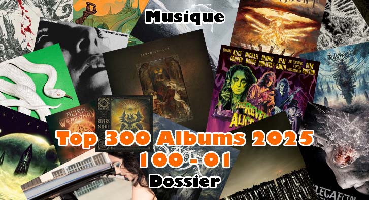 Top 300 Albums 2025 – Partie 3: de 100 à 01